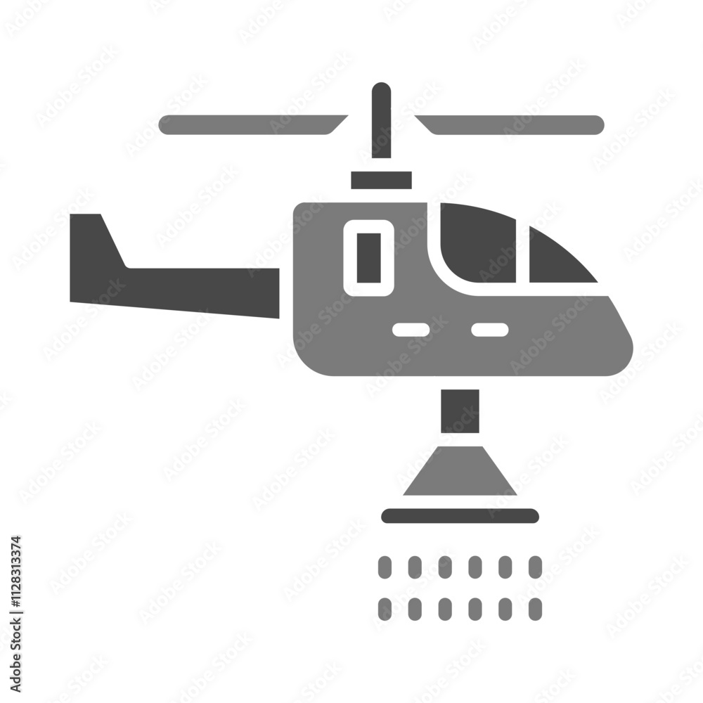 Firefighter Helicopter Icon Firefighter Helicopter Icon