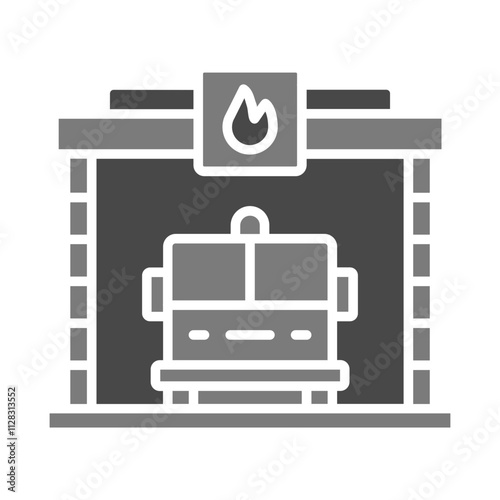 Firefighter Garage Icon