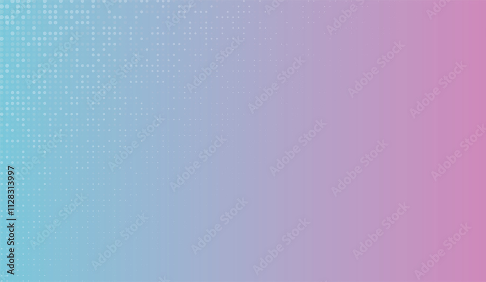 Modern halftone gradient background blending blue and pink hues, featuring a dotted pattern transitioning in density. Perfect for design and creative projects Modern halftone gradient background blending blue and pink hues, featuring a dotted pattern transitioning in density. Perfect for design and creative projects