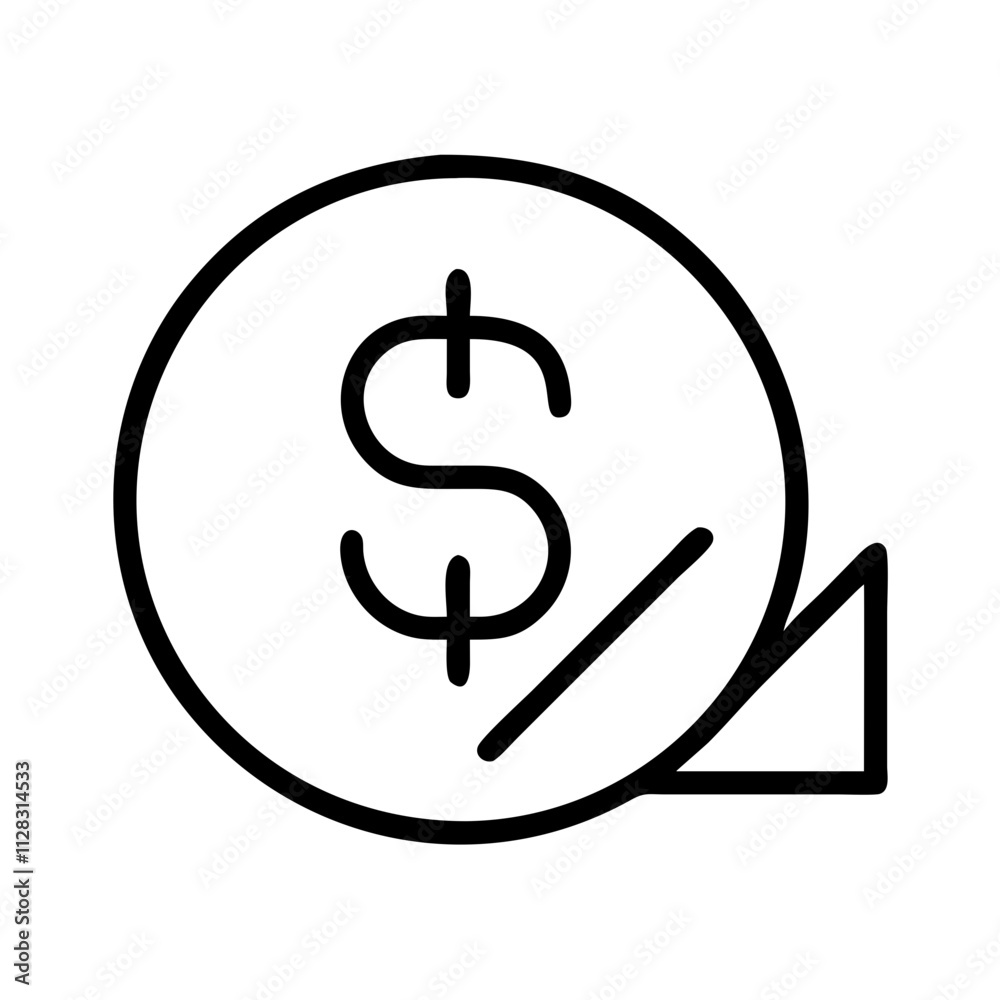 currency symbol icon, shopping vector icon, ecommerce vector icon - black outline icon of currency symbol symbolizing social media, Shopping and E-commerce in simple design. currency symbol icon, shopping vector icon, ecommerce vector icon - black outline icon of currency symbol symbolizing social media, Shopping and E-commerce in simple design.