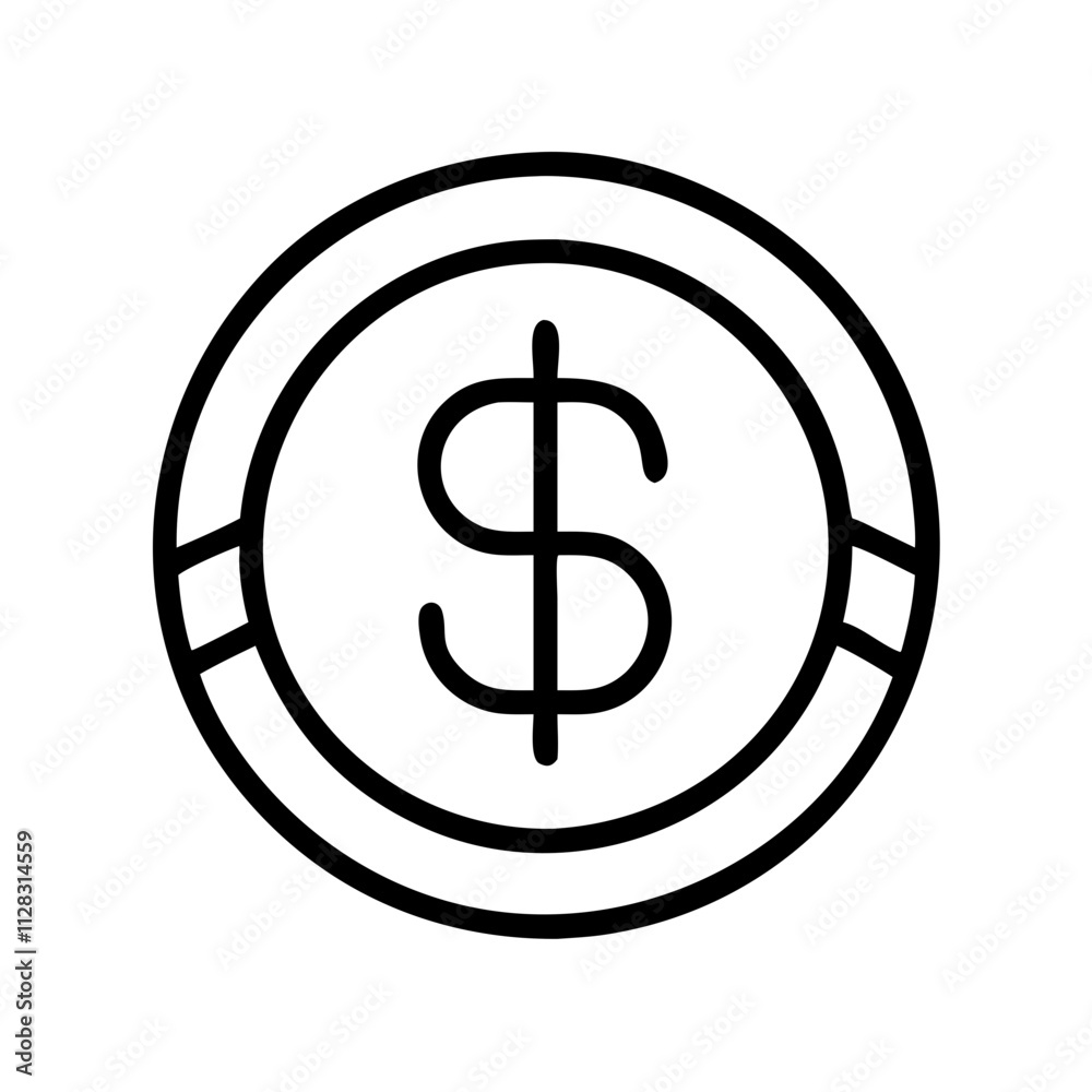 currency symbol icon, shopping vector icon, ecommerce vector icon - black outline icon of currency symbol symbolizing social media, Shopping and E-commerce in simple design. currency symbol icon, shopping vector icon, ecommerce vector icon - black outline icon of currency symbol symbolizing social media, Shopping and E-commerce in simple design.