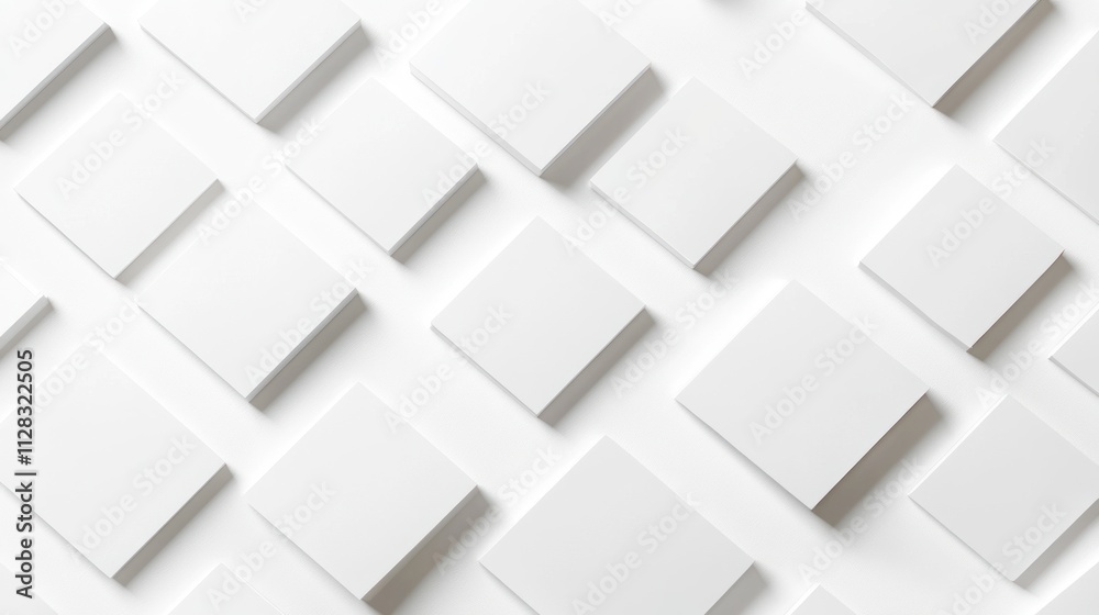 Minimalist white rectangle pattern background. Minimalist white rectangle pattern background.