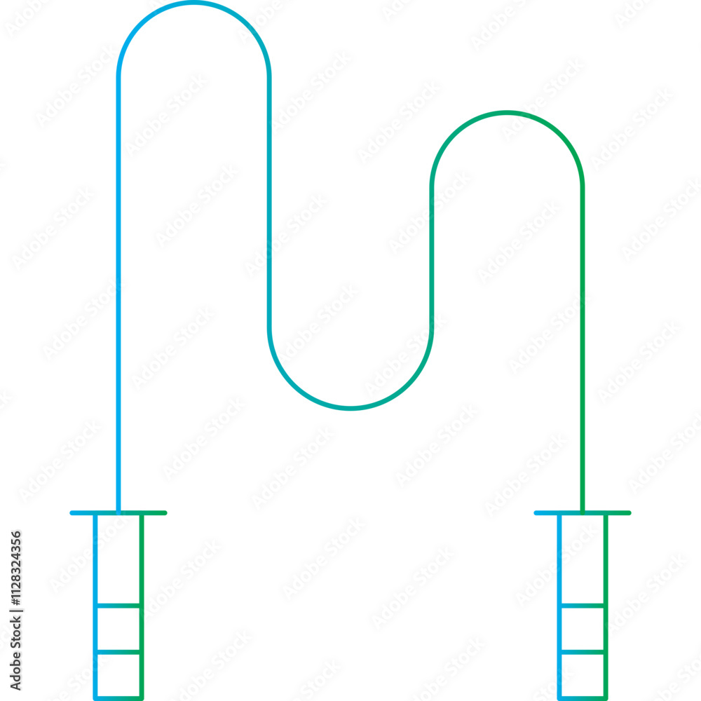 Jumping Rope icon single vector illustration Jumping Rope icon single vector illustration