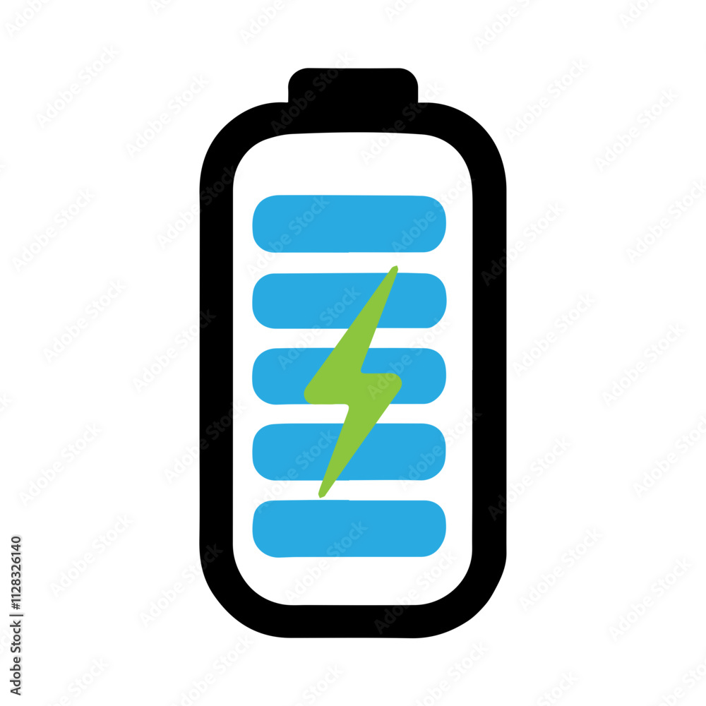 simple Battery charge bar indicator icon ,battery charge, battery full, simple Battery charge bar indicator icon ,battery charge, battery full,