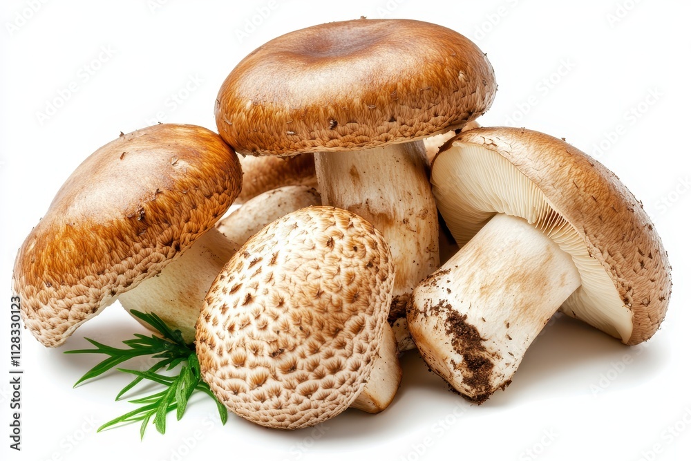 Close-up shot of several brown mushrooms. Perfect for culinary, healthy eating, or food blogs. Close-up shot of several brown mushrooms. Perfect for culinary, healthy eating, or food blogs.