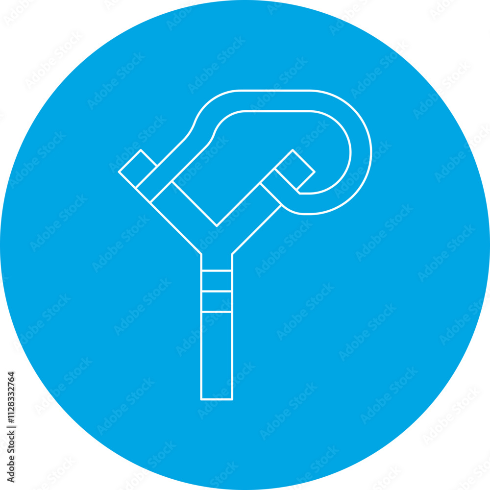 Slingshot icon single vector illustration Slingshot icon single vector illustration