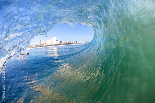 Inside Hollow Wave Durban Surfing Landscape