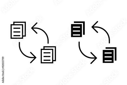 Data reports vector design in modern style, premium icon of data report
