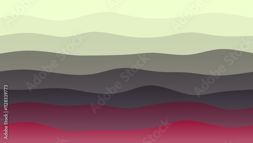 Vine, skin and black coloured wave patterned background with a flowing design
