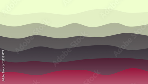 Vine, skin and black coloured wave patterned background with a flowing design