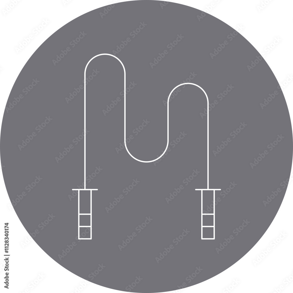 Jumping Rope icon single vector illustration Jumping Rope icon single vector illustration