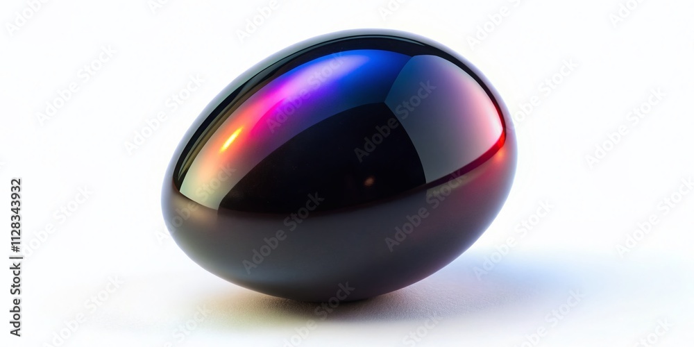 Black Object on White Background - High-Quality AI Image Black Object on White Background - High-Quality AI Image