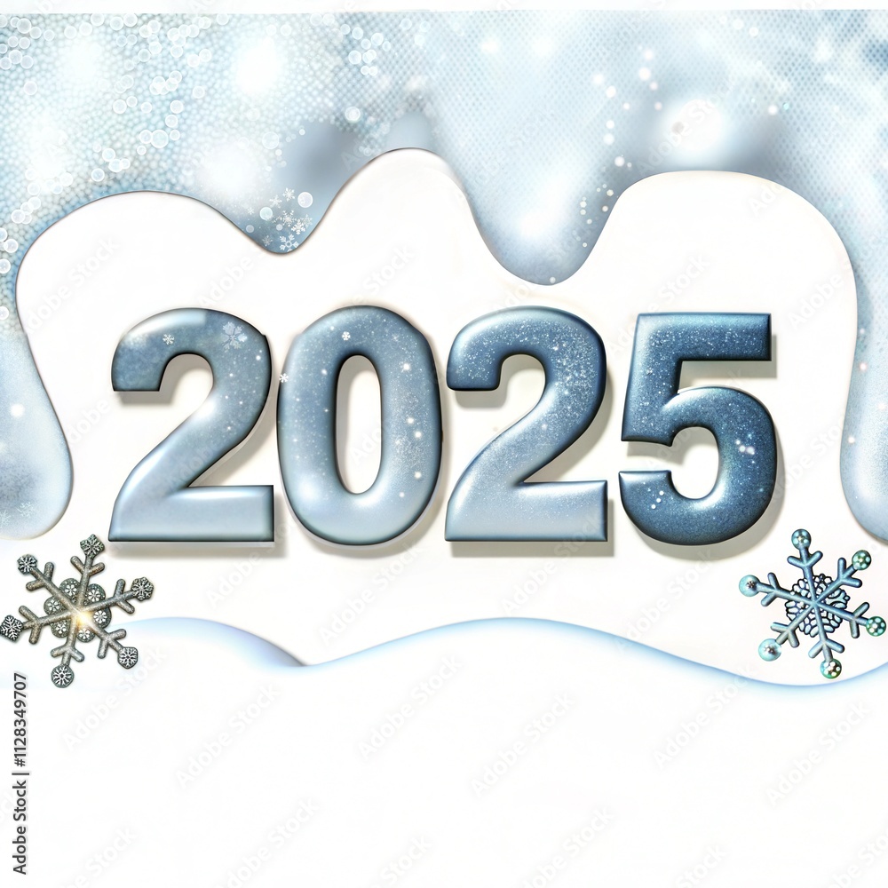 2025, New year sign 2025, New year sign