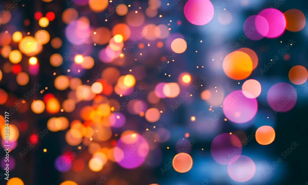 A colorful bokeh background with vibrant circles of light. A colorful bokeh background with vibrant circles of light.