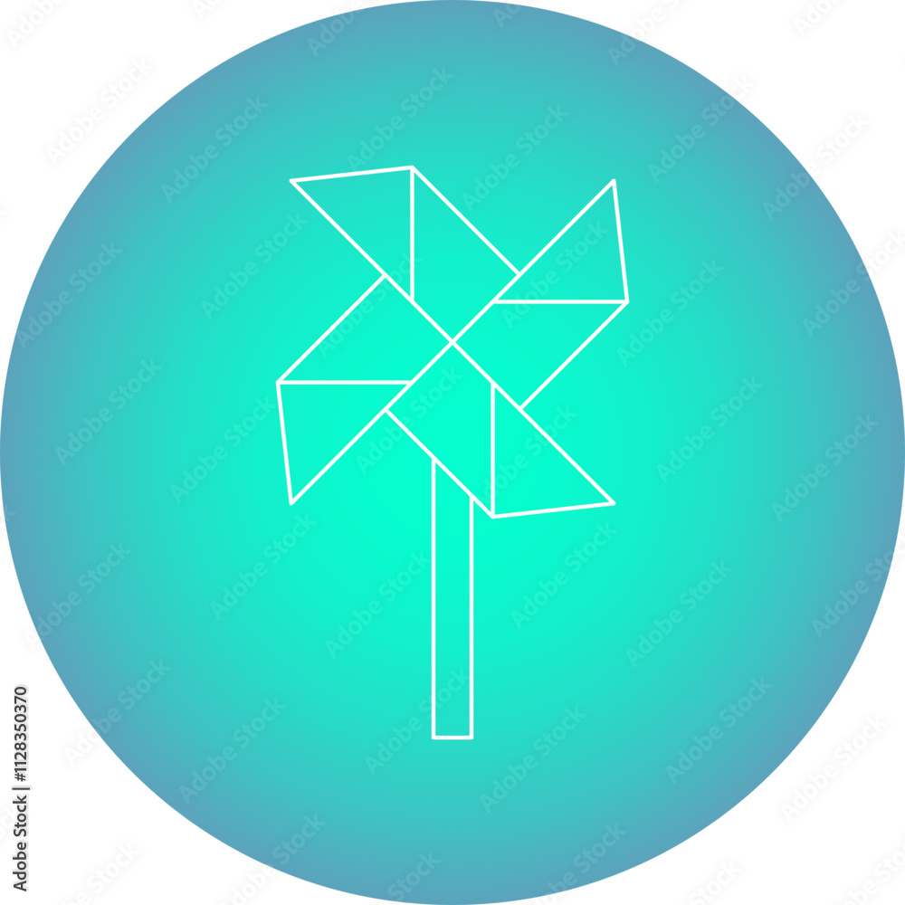 Paper fan icon single vector illustration Paper fan icon single vector illustration