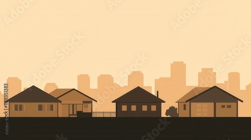 Urban Skyline Transition with Afternoon Lighting