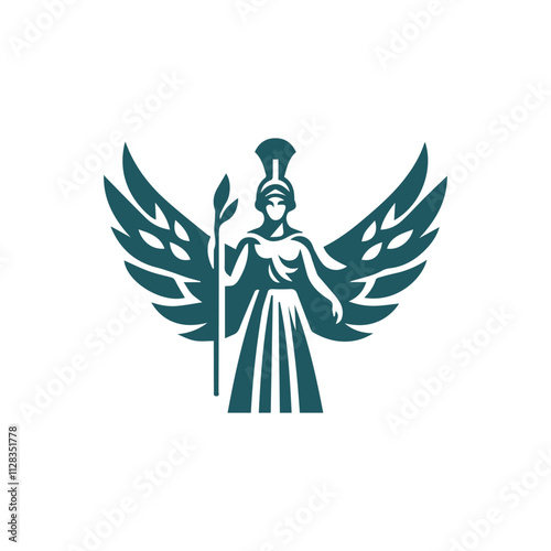 Athena goddess logo