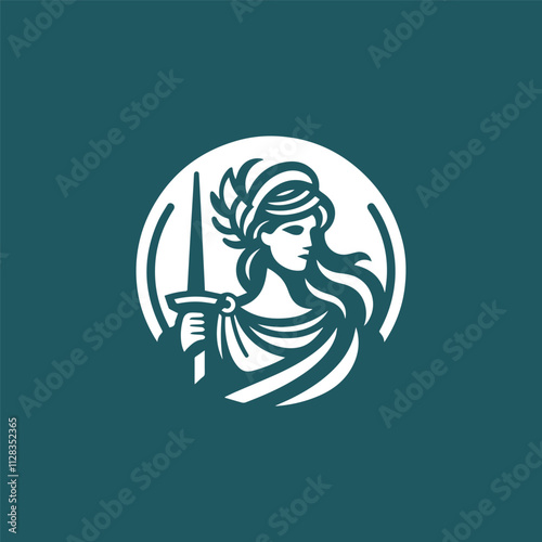 Athena goddess logo