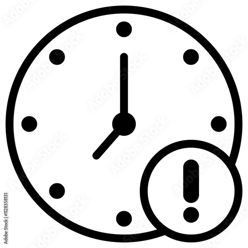 time warning alert icon
