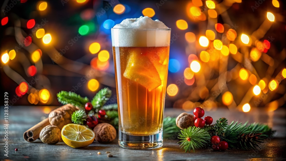 Sparkling Ginger Beer Cocktail - High-Quality AI Image