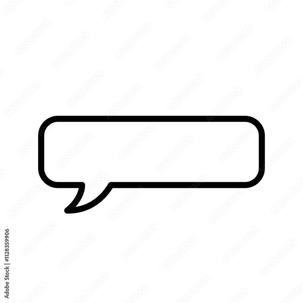 Naklejka premium speech bubble sign symbol vector icon
