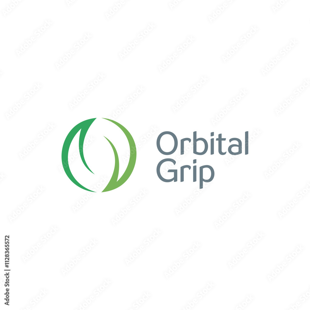 A modern and dynamic logo showcasing care for the Earth with orbital elements. A modern and dynamic logo showcasing care for the Earth with orbital elements.