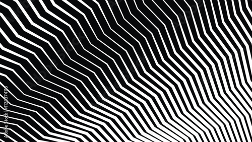 Wallpaper Mural Black and white zig zag stripes line pattern abstract background for backdrop or fabric style Torontodigital.ca