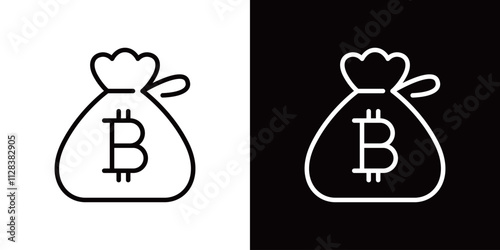 通貨のシンプルなラインアイコン