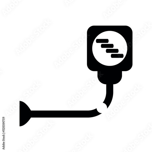 Security camera cctv icon vector design illustration. photo