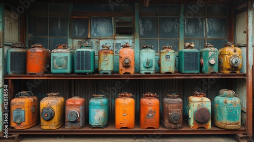 a lot of air conditioning compressors in singapore s old tow photo