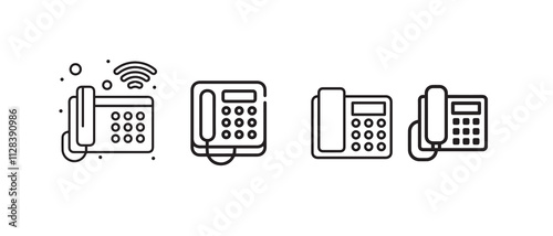 illustration of a phone with icons