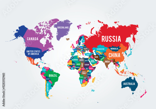 Map colorful