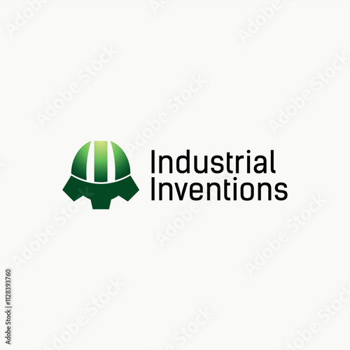 Industrial Inventions logo design editable victor brand identity image