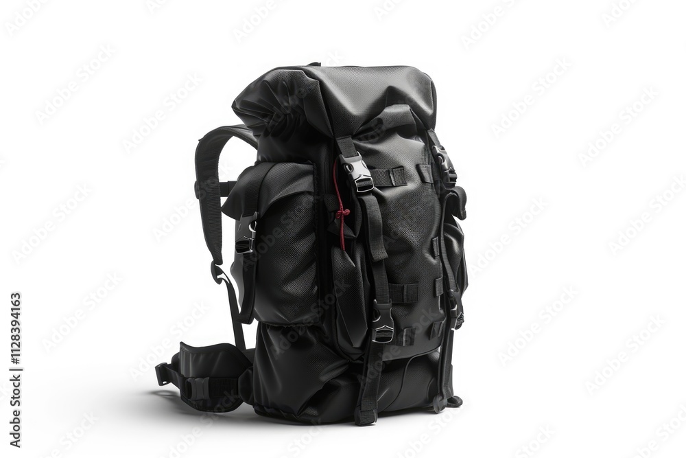 backpack a black backpack isolated on a white background backpack a black backpack isolated on a white background