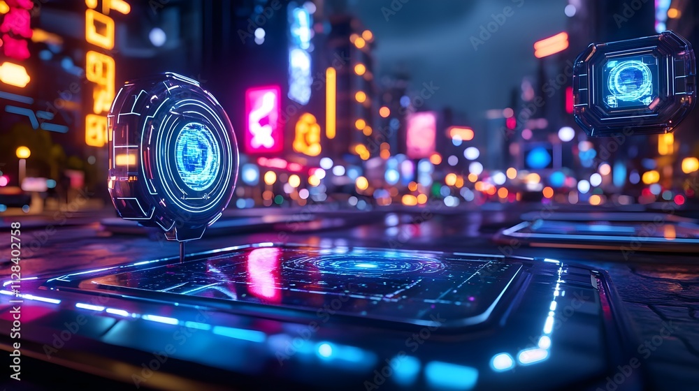 cyberpunk cityscape: futuristic tech interface - cyberpunk aesthetics cyberpunk cityscape: futuristic tech interface - cyberpunk aesthetics