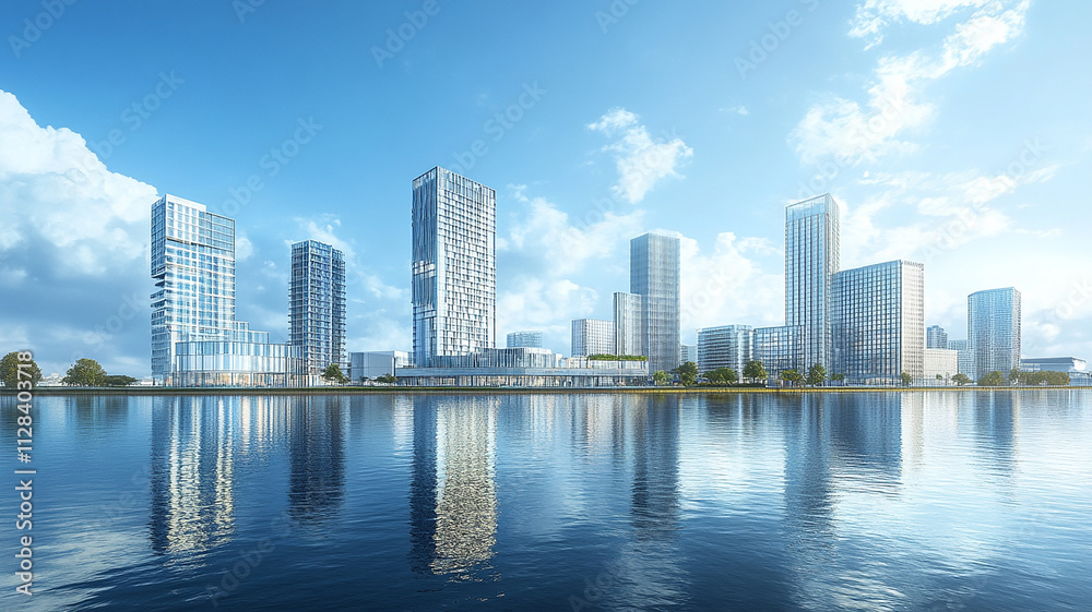 abstract modern showcasing a vibrant cityscape with modern architecture, abstract modern construction of cityscape with buildings, modern interior architectural various building. abstract modern showcasing a vibrant cityscape with modern architecture, abstract modern construction of cityscape with buildings, modern interior architectural various building.