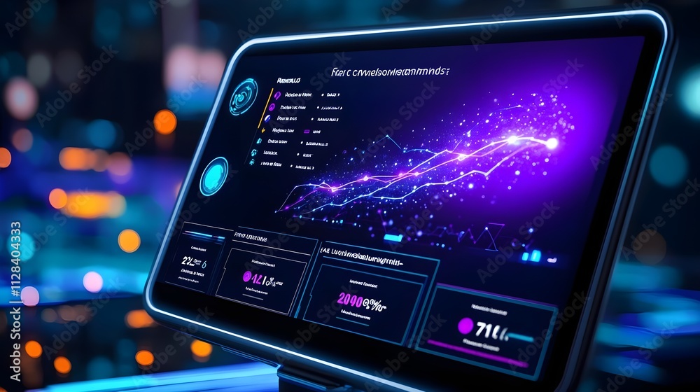 futuristic data analytics dashboard interface - futuristic tech futuristic data analytics dashboard interface - futuristic tech