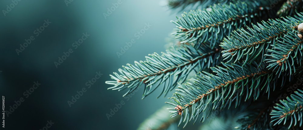 Flat lay of natural fir-tree or spruce on empty background. Minimalist and trendy background. Mock up for winter, holidays, eco-friendly branding. Copy space.Generative ai Flat lay of natural fir-tree or spruce on empty background. Minimalist and trendy background. Mock up for winter, holidays, eco-friendly branding. Copy space.Generative ai