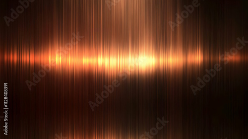 Abstract Background, Glowing Orange and Brown Vertical Stripes, Radiant Energy Design, Intense Hues, Digital Art