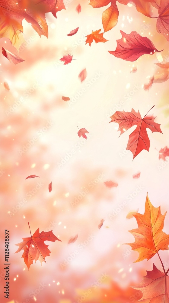 Autumn Leaves Dance in the Gentle Breeze Autumn Leaves Dance in the Gentle Breeze