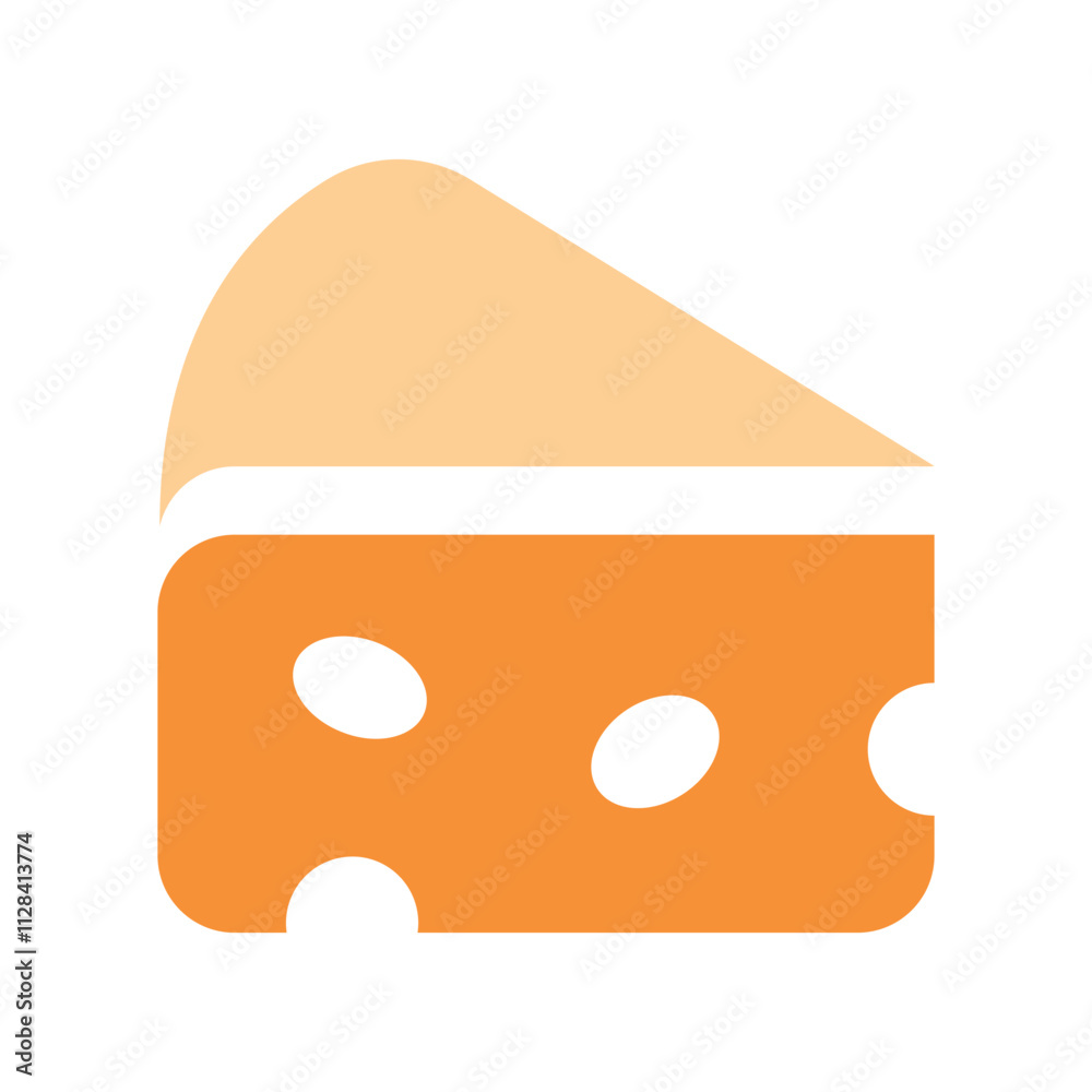 A Pixelated Image Depicts A Slice Of Cheese A Pixelated Image Depicts A Slice Of Cheese