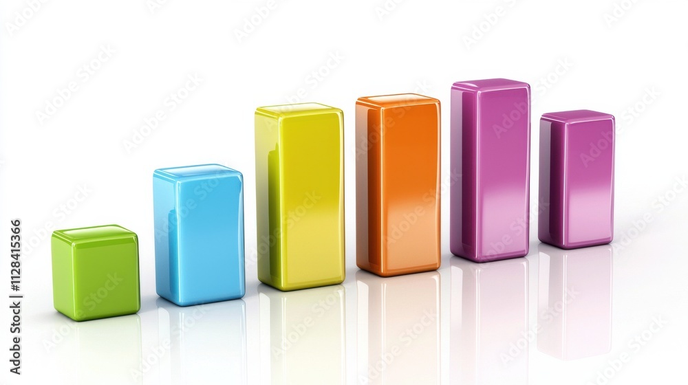 Colorful Geometric Cube Blocks Minimal Abstract Background Design Colorful Geometric Cube Blocks Minimal Abstract Background Design