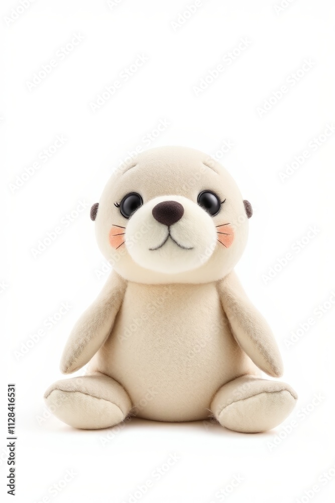 there is a stuffed animal that is sitting on a white surface there is a stuffed animal that is sitting on a white surface