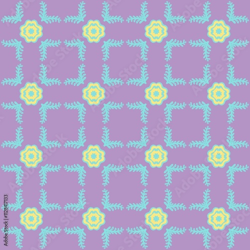 seamless pattern with flowers