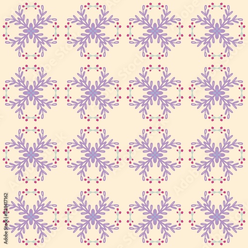 seamless pattern with flowers