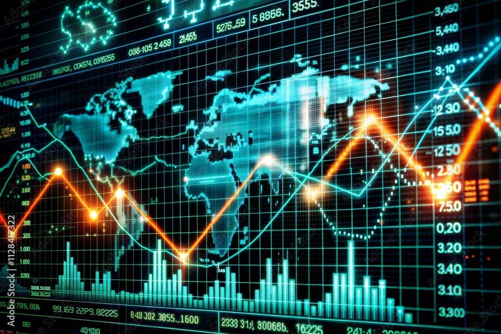 stock market graph stock market graph
