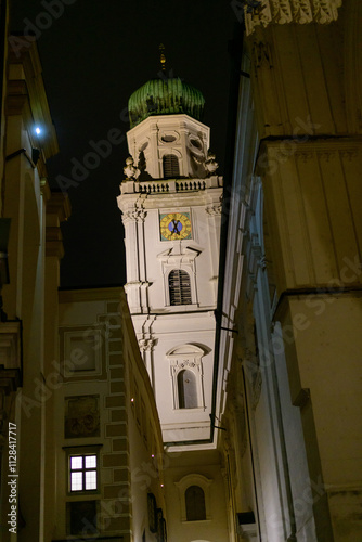 passau, germany, 10 dec 2024, cathedral passauer dom