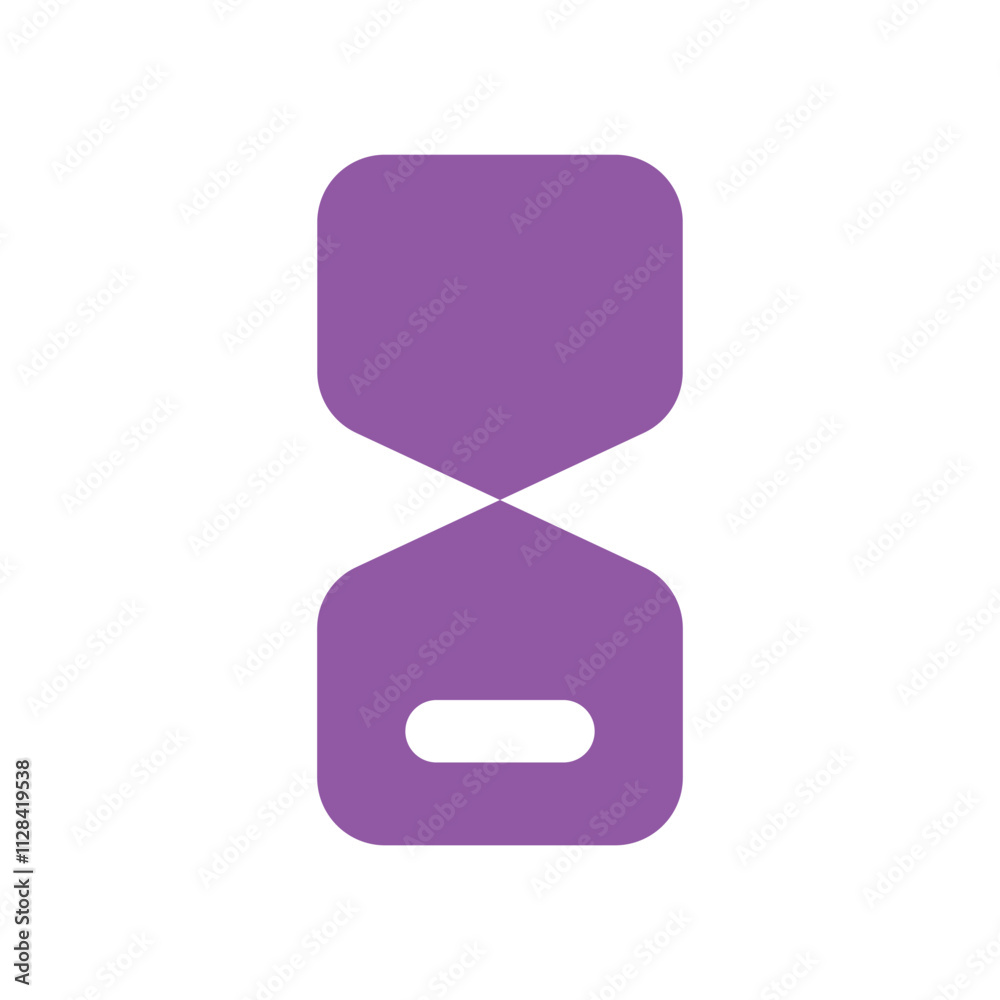 A Purple Pixelated Abstract Shape Design A Purple Pixelated Abstract Shape Design