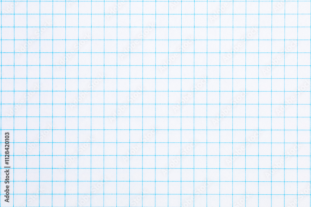 A blue and white grid paper A blue and white grid paper