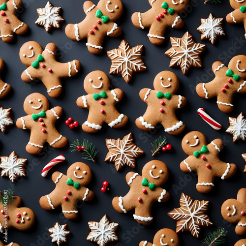 gingerbread cookies and christmas cookies